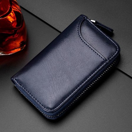 Bilnyckelväska Nyckelhållare BLÅ UTAN SPÄNNE UTAN SPÄNNE