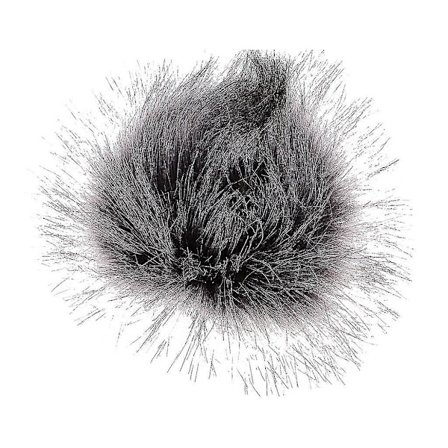 Mikrofonvindbeskyttelse i pels til Zoom H1 H2n H4n Q3 Q3hd D50