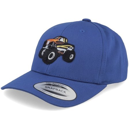Kinder Kiddo Cap - Blau adjustable Cap - Kinder Cool Monster Truck Royal Blue Adjustable @ Hatstore