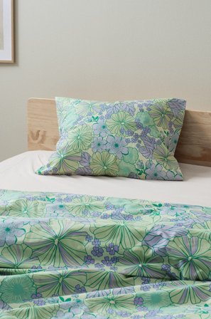 Jotex - Putetrekk Grønn/multi - FIORI - Kjøp Putevar hos Jotex