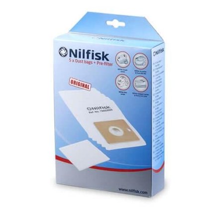 Nilfisk 78602600 Dammsugarpåse 5-pack, Maskintillbehör