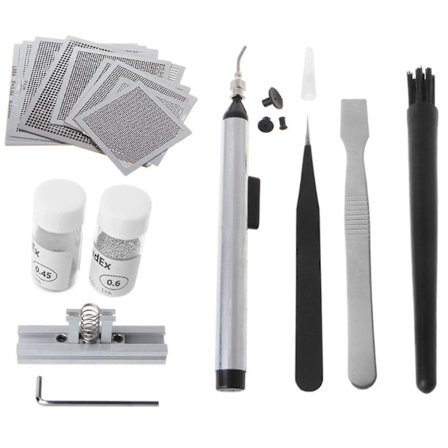 BGA Reballing Direkte Varme Stenciler Loddepasta Tinnkuler