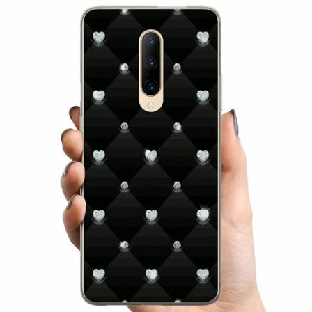 Oneplus 7 Pro Tpu Mobilskal Bling Heart