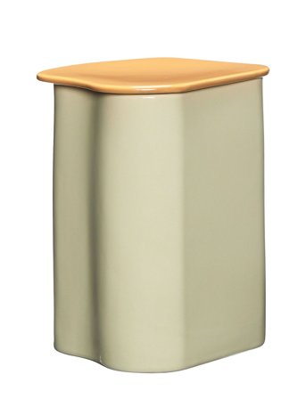 Hübsch Amare Opbevaring Med Låg - Beige - ONE SIZE