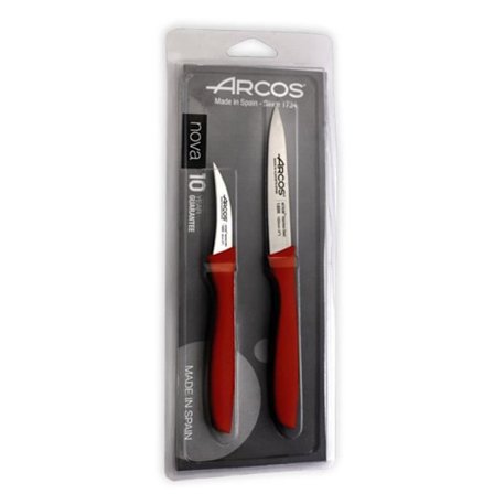 Knivssæt - ARCOS - Nova 189422 - Rustfrit NITRUM stål - Ergonomisk håndtag - 2 dele