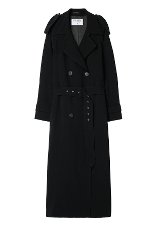 Filippa K Draped Trench Coat Kappor Dam Svart 38
