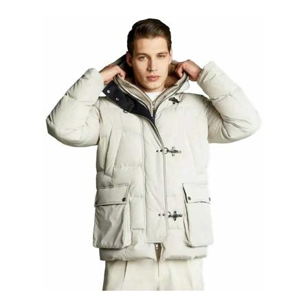 Fay, Winter Jackets Wit, Heren, Maat:L