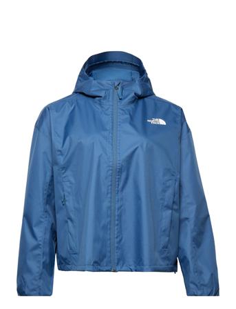 W Plus Cropped Quest Jacket - Eu Outerwear Sport Jackets Blå The North Face