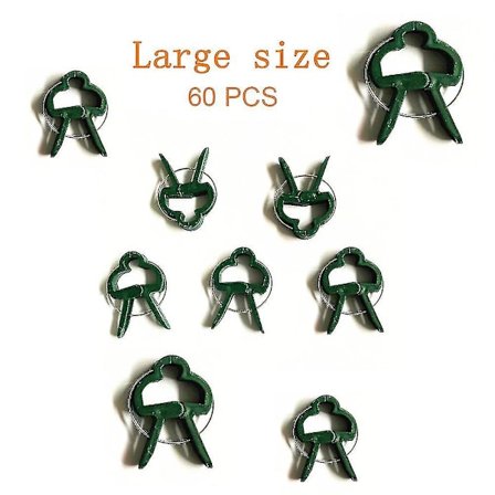 20 stk. Genanvendelige Haveplante Fastgørelsesklips Support Beslag Grøntsager Blomster Bundet Klemme Ny