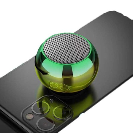 Liten Stålhögtalare: Portabel Musikspelare Mini M3 Trådlös Högtalare Med Subwoofer HD Surroundljud, Utomhus, Kompatibel Med TV-style-2