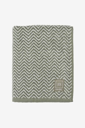 Halvor Bakke - Håndklæde Verbier - Grøn - Håndklæder - 70X140 - Fra Homeroom