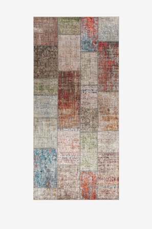 KM Home - Tvättbar Matta Amber - Flerfärgad - Plastmattor - 80X300 - Från Homeroom