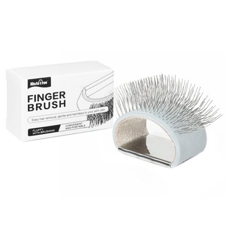 Pieni neulakampa sormiharja - kannettava lemmikkien trimmaustyökalu koirille ja kissoille