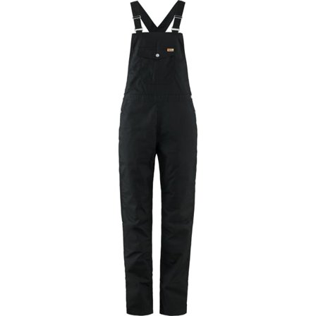 Fjällräven Vardag Dungaree Bukser XL - female - Black - Outdoor Bukser
