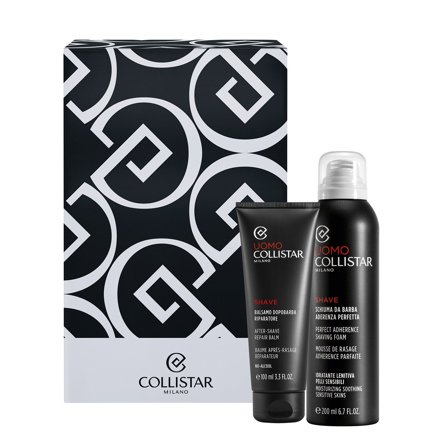 Collistar L'uomo Cofanetto Schiuma Da Barba Aderenza Perfetta - Cofanetto Rasatura