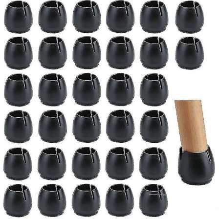 Kumiset tuolinjalkojen suojukset mustat tuolinjalkojen suojukset tuolinjalkojen suojukset