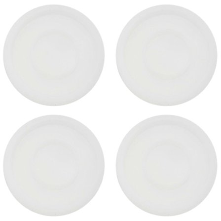 4-pack Stor DIY Rund Underlägg Silikonform, Diameter 10 cm, Gjutformar för Resin, C