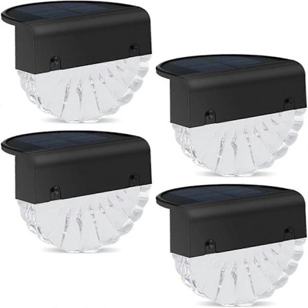 Udendørs solcellelamper, solcellehavelampe til væg, LED IP55 vandtæt atmosfære lampe til have, hegn, terrasse, hoveddør