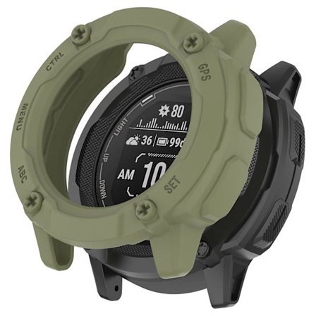 Anti-Fall TPU Hollow Cover för Garmin Instinct 2X, Quick Release Sports Watch Case Cover