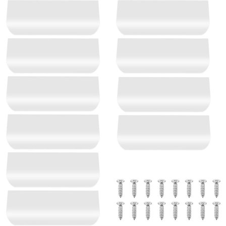10 stk - 150*40*17,5 mm - Skap håndtak - Skuff håndtak - Skjult håndtak - Aluminiumlegering håndtak