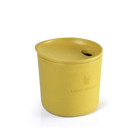 Light My Fire Mycup ́N Lid Short eating utensils Yellow OneSize
