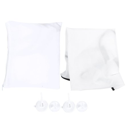 Skjeggforkle Skjeggfanger Forkle Menn Barbering Skjegg Cape Groomingduk med sugekopp (Hvit)