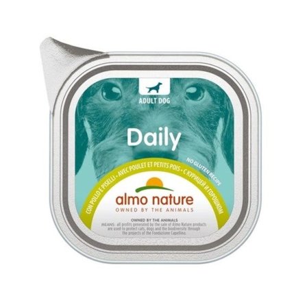 Almo Nature Daily Pollo E Piselli Alimento Umido Per Cani Adulti