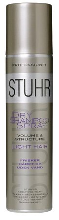 Stuhr Styling Dry Shampoo Spray Light Hair 250 ml, Hår, Hårstyling, Tørshampoo
