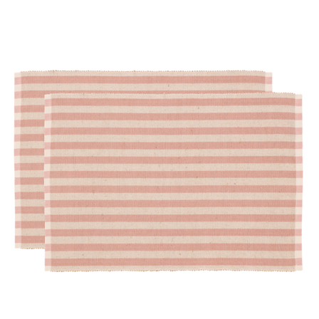 SÖDAHL SPISEBRIKKE 33X48 2-PAK STATEMENT STRIPE ROSE