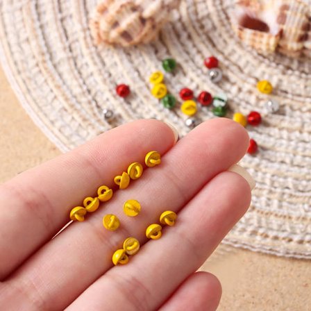 20Pcs 4mm Doll Buttons Colorful Mini Button Doll Buckles For Decor Doll Dress Dolls Clothes Bags Handmade DIY Accessories