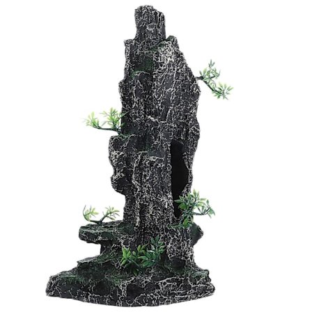 Konstgjord Stenparti Prydnad Akvarium Berg Dekor Kreativ Resin Kulle Ornament