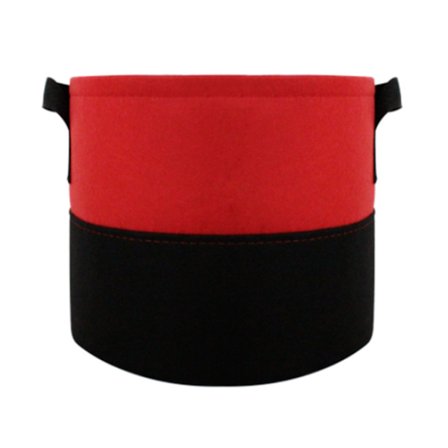 Dobbel Tykk Ikke-vevd Plantevekstpose Tofarget Plantepose