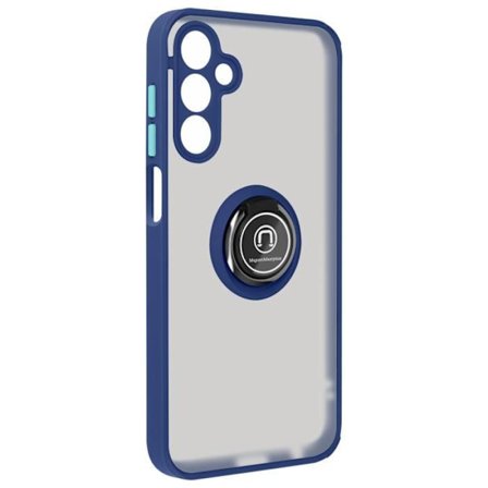 Fodral till Samsung Galaxy A15 5G Metal Ring Stativ Funktion Night Blue