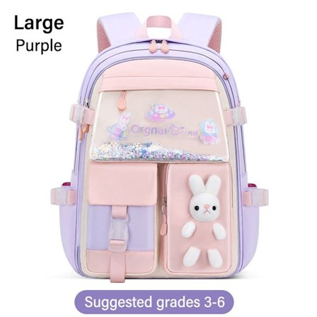 Skoletaske tegneserietaske LILLA LARGE