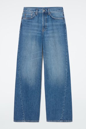COS Women's Facade Straight Leg Jeans in Blue