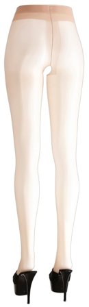 Cottelli Collection: Open Crotch Tights Skin - Vuxen.dk: Lingeri & undertøj