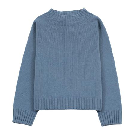 Fabiana Filippi, Round-neck Knitwear Niebieski, Kobieta, Rozmiar: L