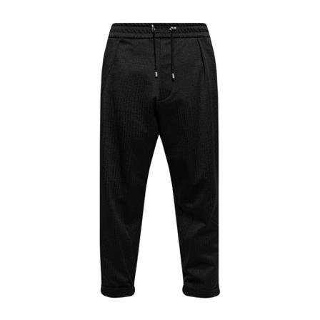 Balmain Bukser with logo Sort, Herre Chinos
