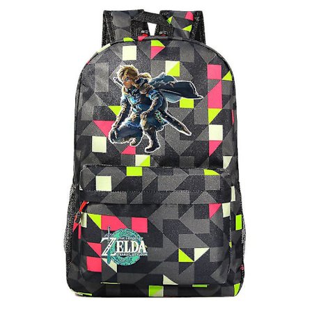 "Tears Of The Game" Zelda Kingdom Print, Tonåring Grund- och Gymnasieskola Väska, Herr- och Dam Casual Ryggsäck