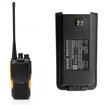 Batteri till Tvåvägsradio för HYT TC-610, TC-610P, TC-610S m.fl.