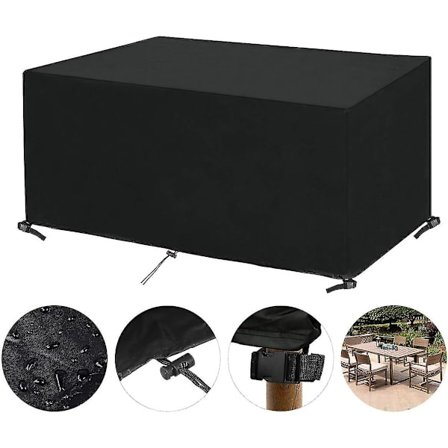 Rektangulært hageborddeksel Beskyttelse Hagemøbler Vanntett Beskyttelsesdeksel Hage