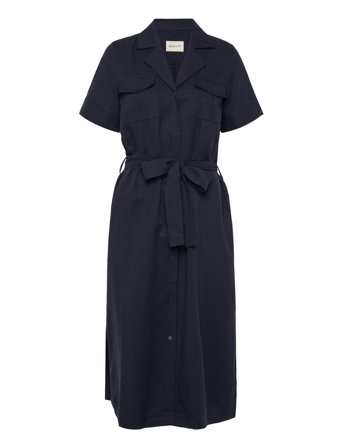 GANT Reg Pocket Dress - Navy - 44