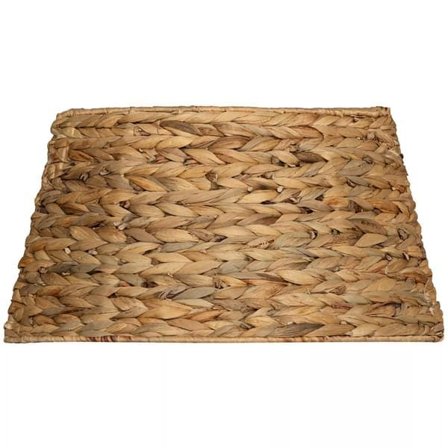 HOMCOM Juletræstæppe Ø 60 cm Juletræskrave af vandhyacint, Juletræskurv til fest, jul, natur