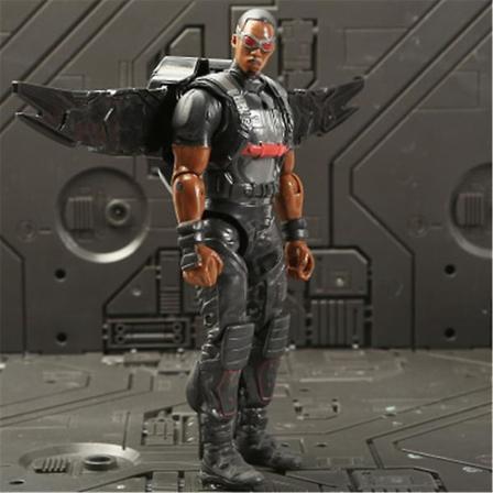 Marvel Avengers 3 Infinity War Film Anime Super Heros Spiderman Captain America Iron Man Hulk Thor Superhjälte Actionfigur Leksaker C Falcon