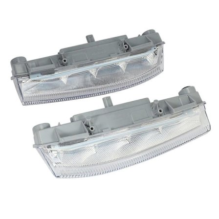 Främre Stötfångargrill List LED Dimljus Varselljus för W204 C-Klass Drl 2048851453 2048