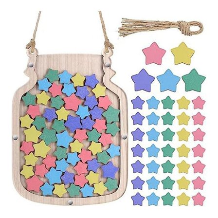 Belønningsglass for barn Klasserom Pottediagrammer Klasseromshåndteringsverktøy Glass Motivasjonsdiagrammer for barn (FMY)