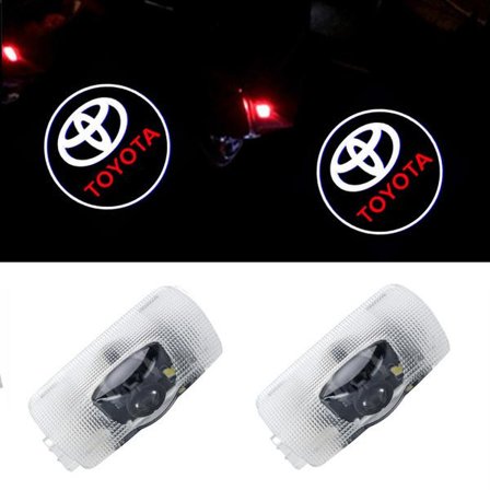 2 kpl Toyota tervetulovalo Camry Hanlanda Prado Prius Sena oven projektiotunnelmavalaisin