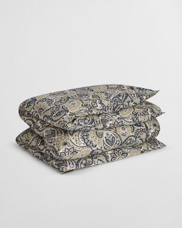 GANT Wohnaccessoires Paisley Doppelbettbezug mit Print (240x220) Grün