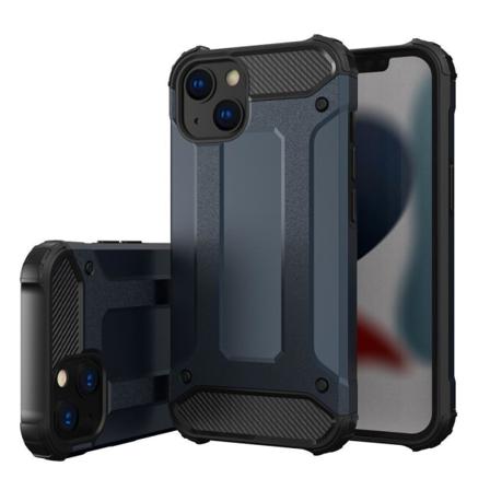 Hybrid Rugged Armor Iphone 13 Mini Skal Stöttåligt - Blå Blå