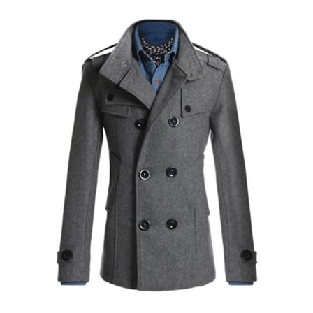 Klassisk kappa Slim Fit för män